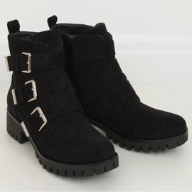 Crne XJ-08 Crne čizme na štitniku crno 1