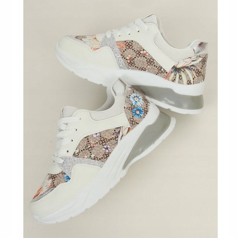 Bijele sportske cipele NB332 Bijele bijela višebojan 1