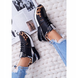 Ženske sportske cipele s uzorkom leoparda Crni Fippo crna višebojan 1