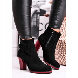 Ženske čizme na visoku petu Sergio Leone crne BT533 crno 1