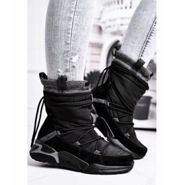 Ženske čizme za snijeg Big Star Black GG274628 crno 1