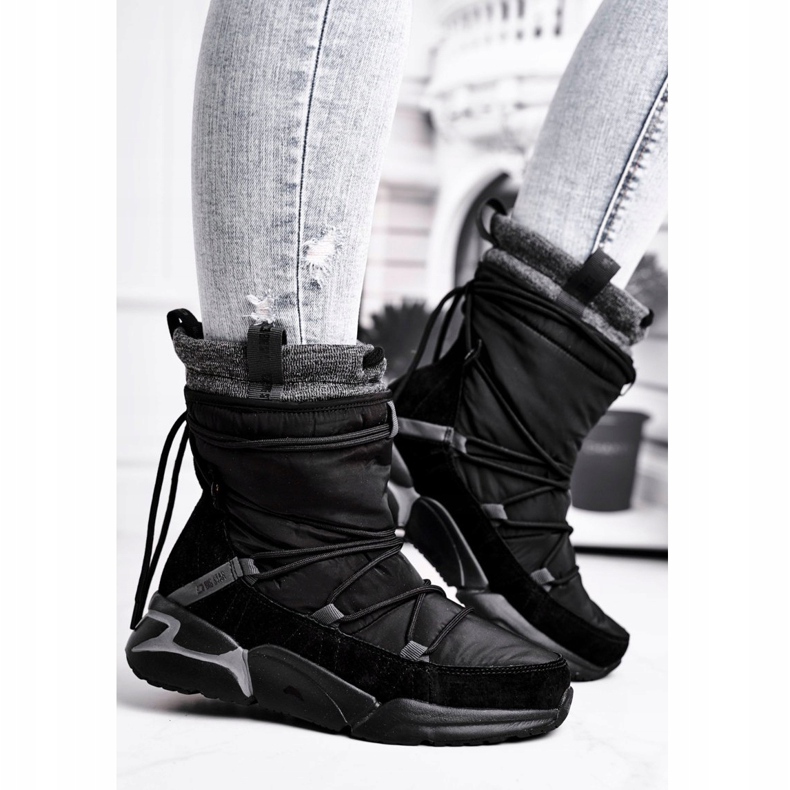 Ženske čizme za snijeg Big Star Black GG274628 crno 1