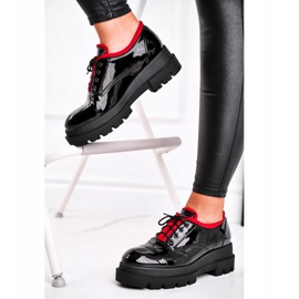 PV3 Ženske kožne cipele Visconi crne 7427936 crno 1