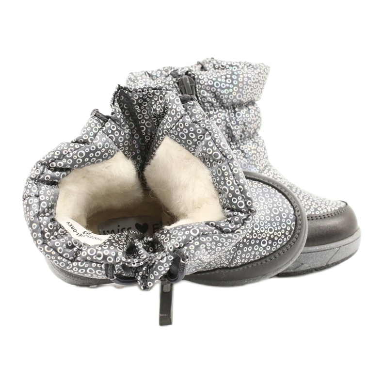 Evento Neo holo miss zimske čizme srebro siva 4