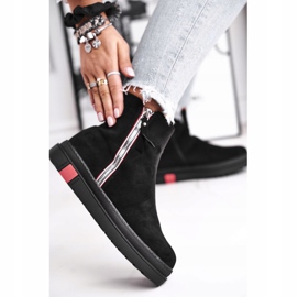 PS1 Ženske čizme, dva klizača, crni Come Back crno 2