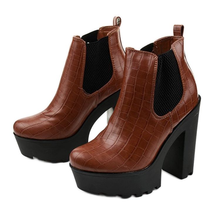 Deve čizme na stupu Zellola smeđa 2