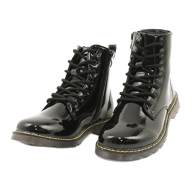 Crne lakirane čizme Evento 20DZ23-3216 Marita crno 4