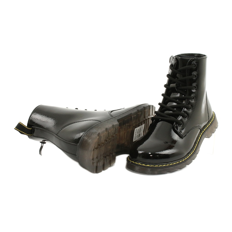 Crne lakirane čizme Evento 20DZ23-3216 Marita crna 5