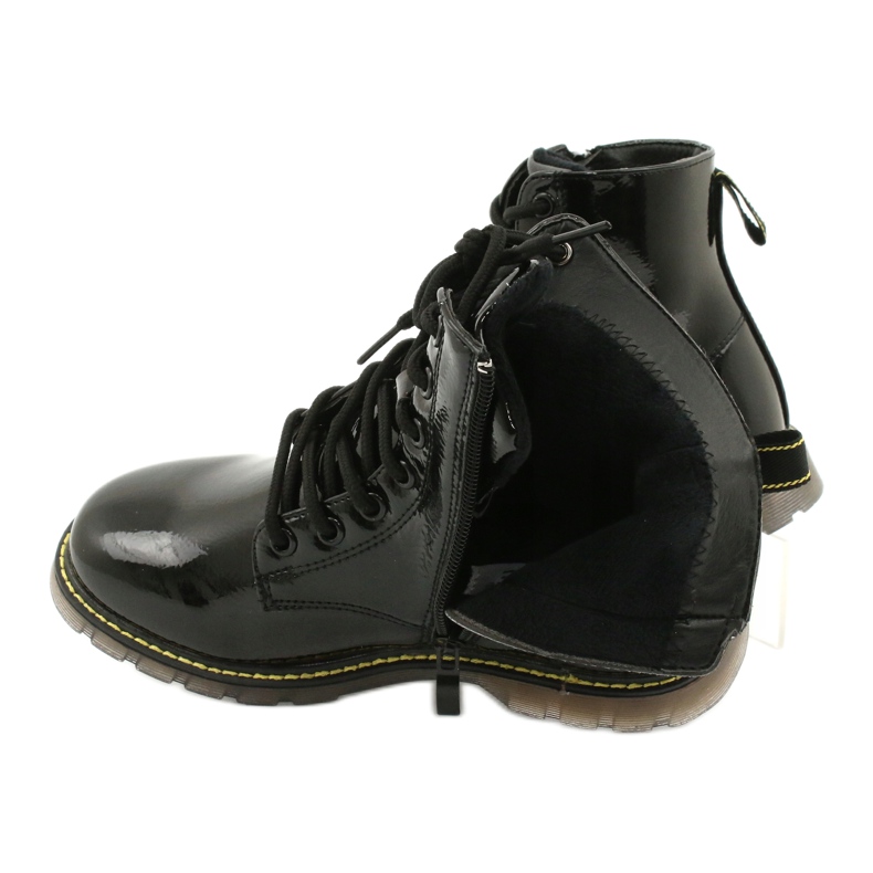 Crne lakirane čizme Evento 20DZ23-3216 Marita crna 6