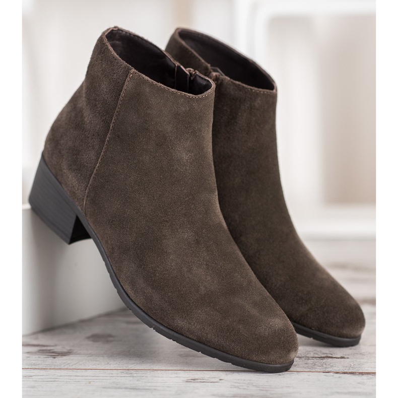 Filippo Klasične kožne čizme kaki 2