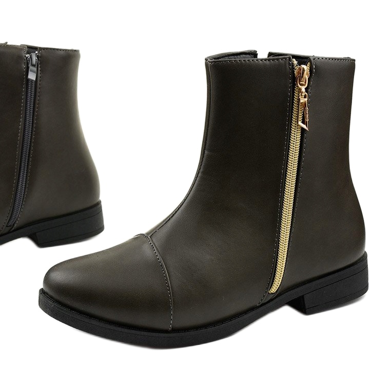 Kelera sive ravne ženske čizme siva 1