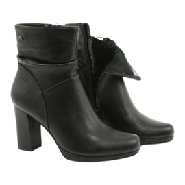 M.Daszyński Crne čizme na stupu Daszyńskog AF125-7 crna 4