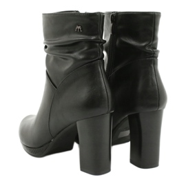 M.Daszyński Crne čizme na stupu Daszyńskog AF125-7 crna 3