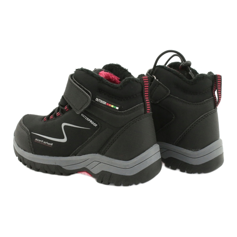 Sportske čizme s mekom školjkom s membranom American Club HL38 / 20 crna crvena 4