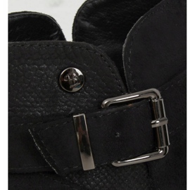 Crne CM-8M5 Crne čizme s visokim potplatom crna 1