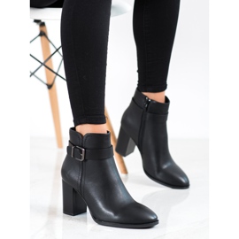 Sergio Leone Klasične čizme s visokim potpeticama crna 2