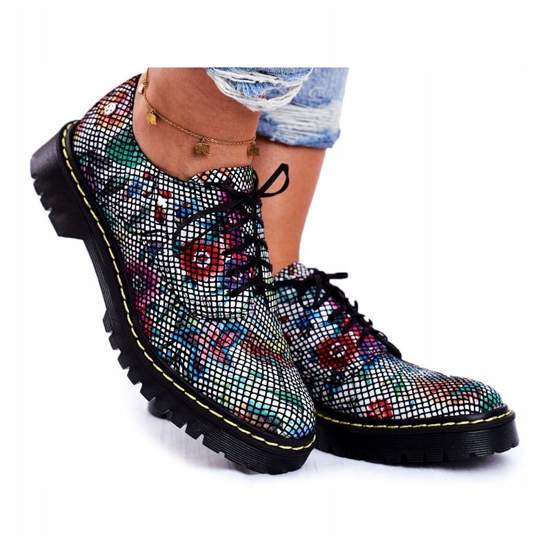 Ženske hlače Oxfords Kožno cvijeće Maciejka 04087-43 raznobojna 3