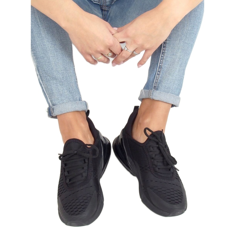 Crne HY104 Crne sportske cipele crna 1