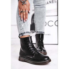 EVE Marita Crne čizme Ženske hvataljke Glany crno 2