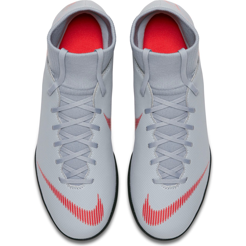 Nike Mercurial Superfly X 6 Club Tf AH7372 060 tenisice za nogomet siva siva 1