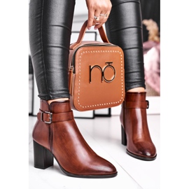 Ženske čizme na visoku petu Sergio Leone Brown BT509 smeđa 2