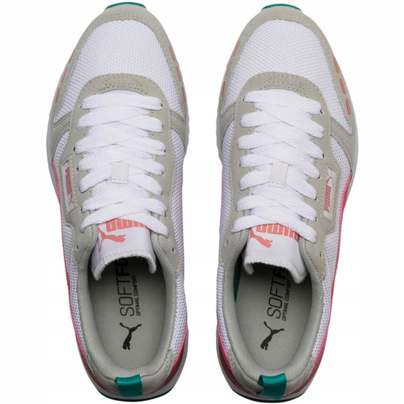 Ženske cipele Puma R78 W 373117 12 bež bijela naranča ružičasta zelena 2