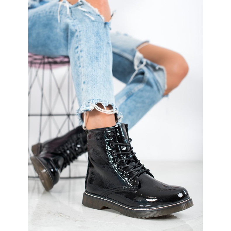 Evento Modni radnici lakirani crna 2