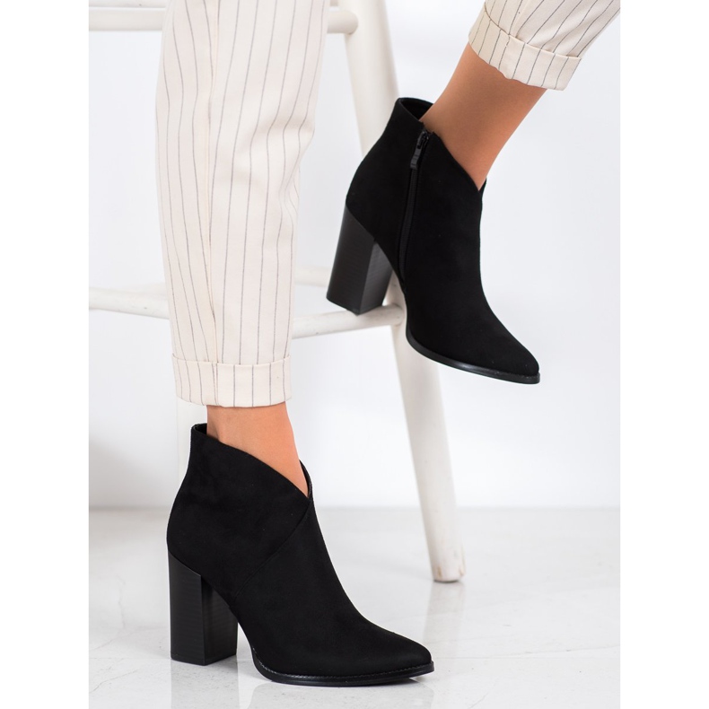 Filippo Elegantne čizme na postu crna 2