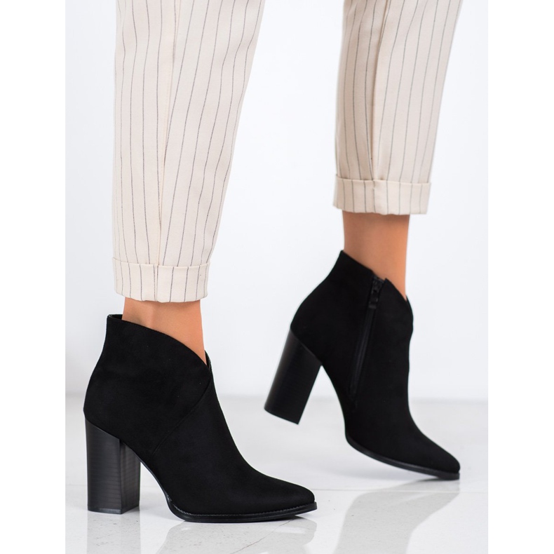 Filippo Elegantne čizme na postu crna 1