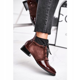 Ženske čizme kožne Maciejka Brown 04744-02 smeđa 2