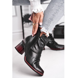 Ženske čizme na visoku petu Maciejka crna 04757-01 1