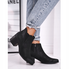 Ženske čizme Sergio Leone Jodhpur čizme Eco Nubuck Black BT621 crna 2