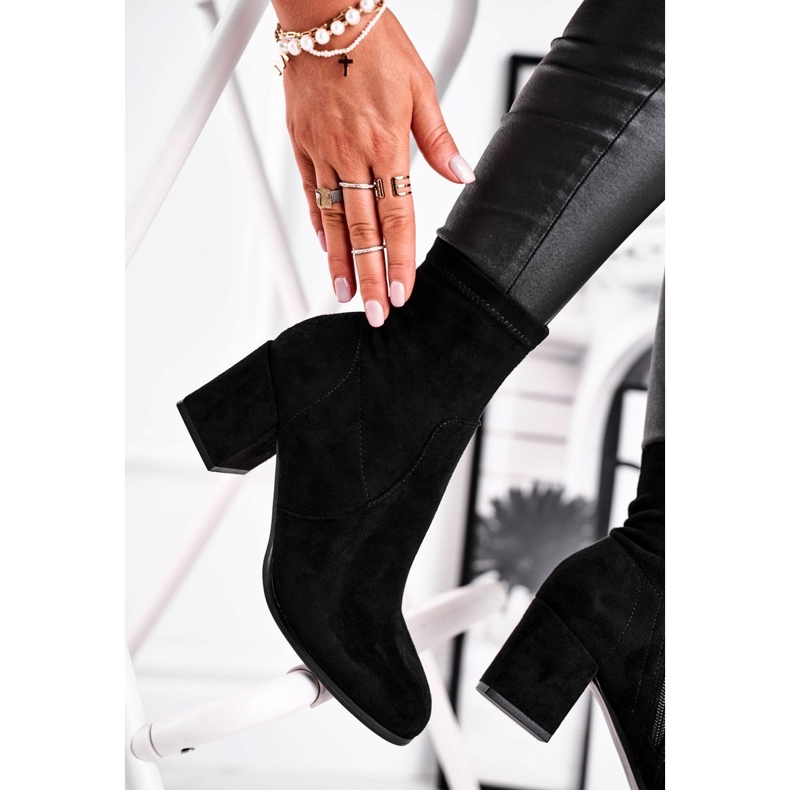 Ženske crne antilop čizme Merducio crna 1