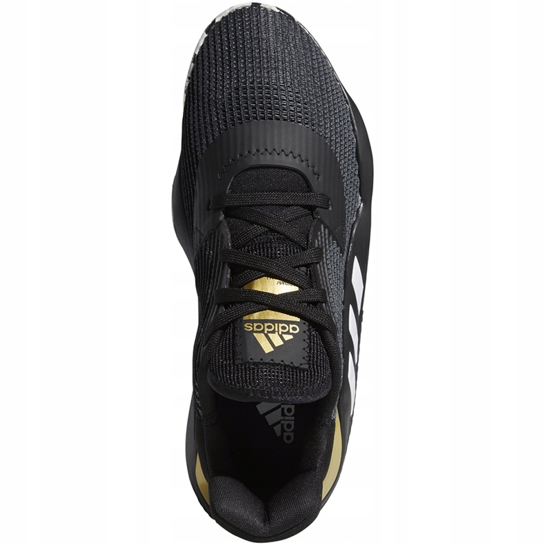 Adidas Pro Bounce 2019 Niske crno -bijele cipele EF0469 1