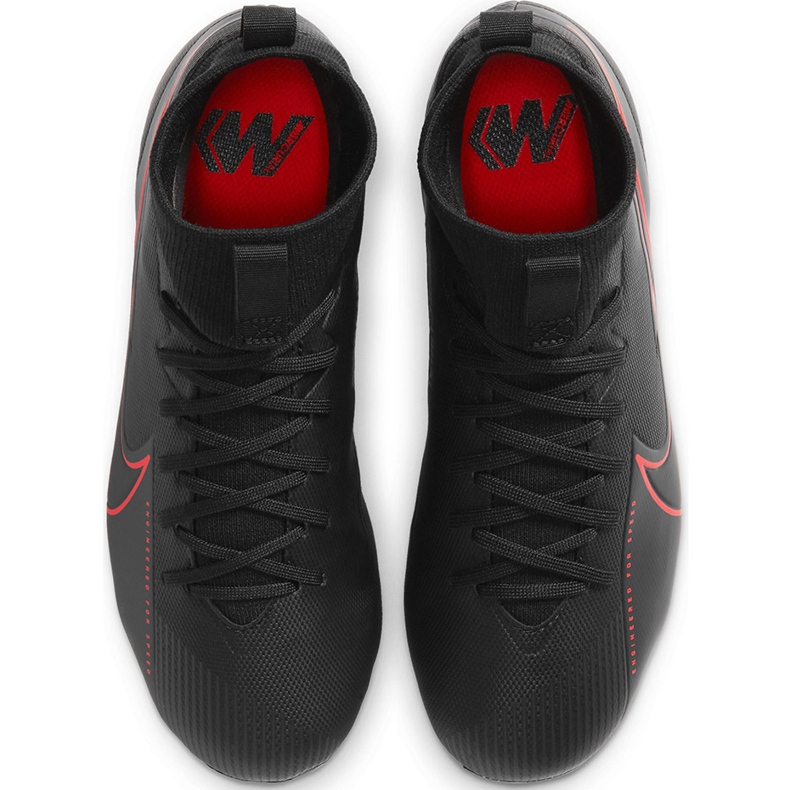 Nike Mercurial Superfly 7 Academy FG / MG Junior AT8120 060 nogometna cipela crno crno 1