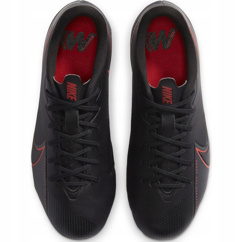 Nike Mercurial Vapor 13 Academy FG / MG Junior AT8123 060 nogometne cipele crno crno 1