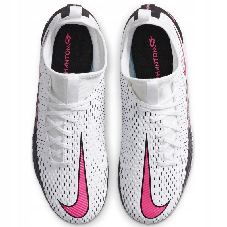 Nike Phantom Gt Academy Df FG / MG Junior CW6694 160 nogometne cipele bijela bijela 1