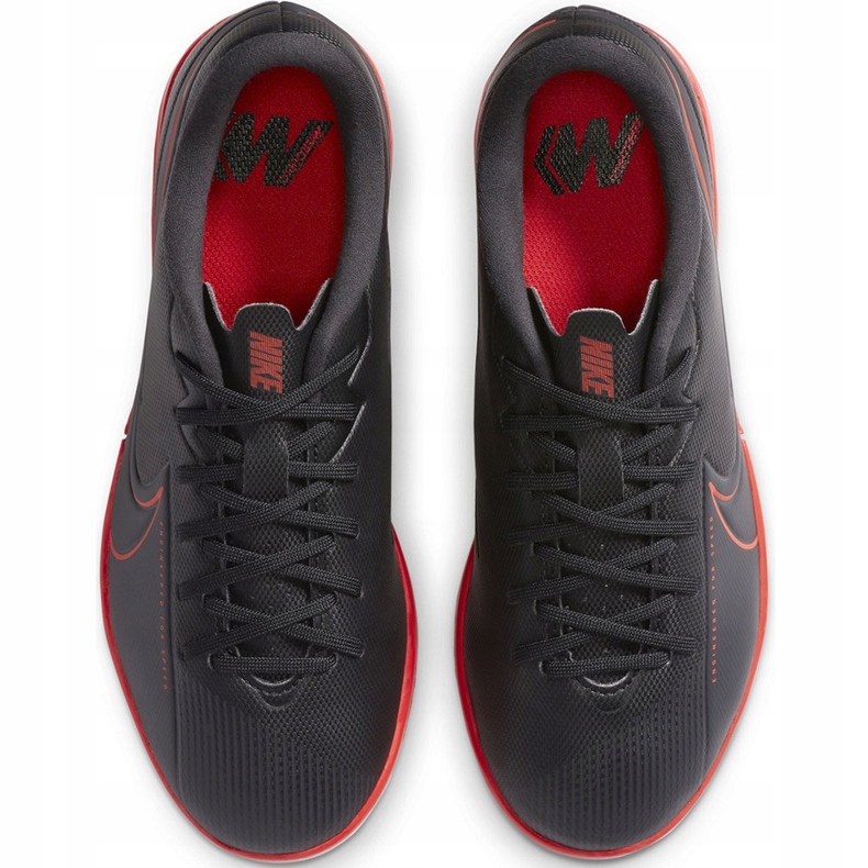 Nike Mercurial Vapor 13 Academy Ic Junior AT8137 060 nogometna cipela crna, crvena crna 1