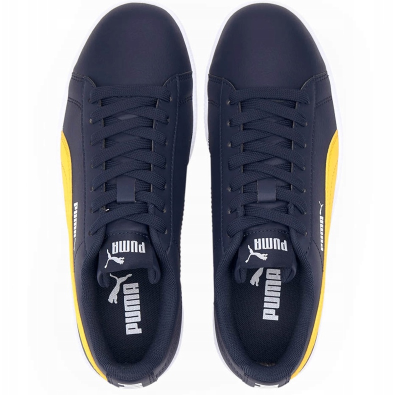 Puma Up dječje cipele tamnoplava 373600 08 žuta boja 2
