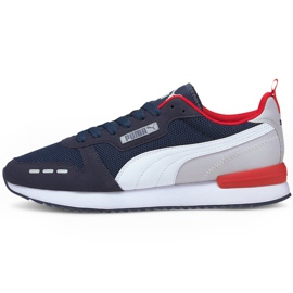 Muške cipele Puma R78 teget plavo-bijelo-sivo-crveno 373117 24 bijela crvena tamnoplava višebojan 1