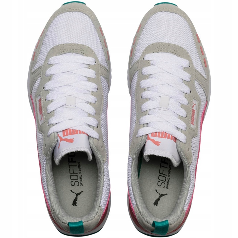 Ženske cipele Puma R78 bijelo-bež-roza-tirkizna 373117 12 bijela ružičasta raznobojna 1