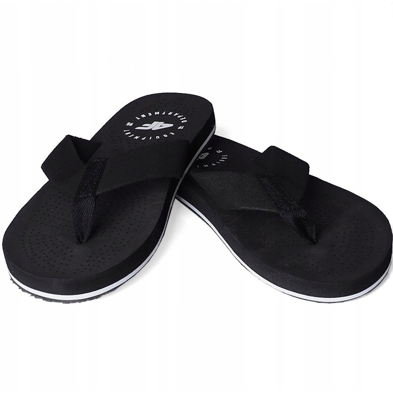 Muške 4F papuče duboko crne H4L20 KLM004 20S crna 1