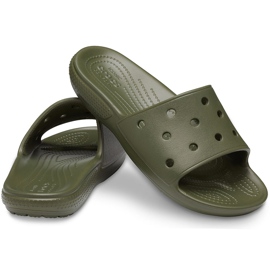 Crocs Classic Slide kaki 206121 309 zelena 1