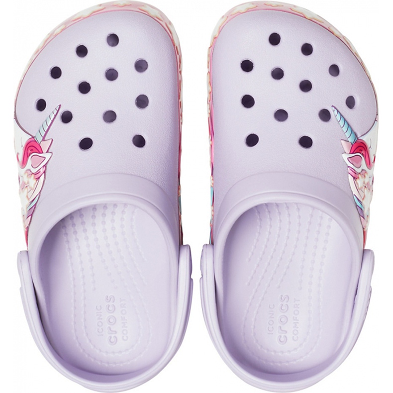 Crocs za djecu FunLab Unicorn Band Cg K ljubičasta 206270 530 1