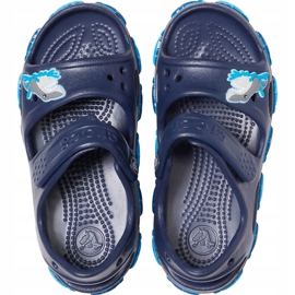 Crocs dječje sandale Crocs Fl Shark Band Sandal B tamnoplava 206365 410 1