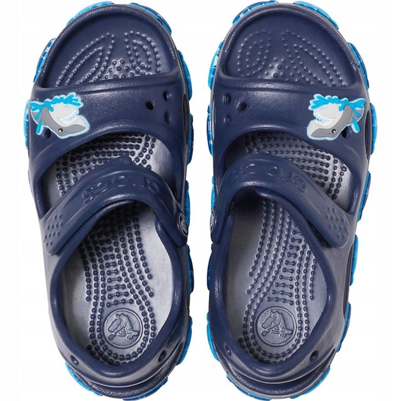 Crocs dječje sandale Crocs Fl Shark Band Sandal B tamnoplava 206365 410 mornarsko plava 1