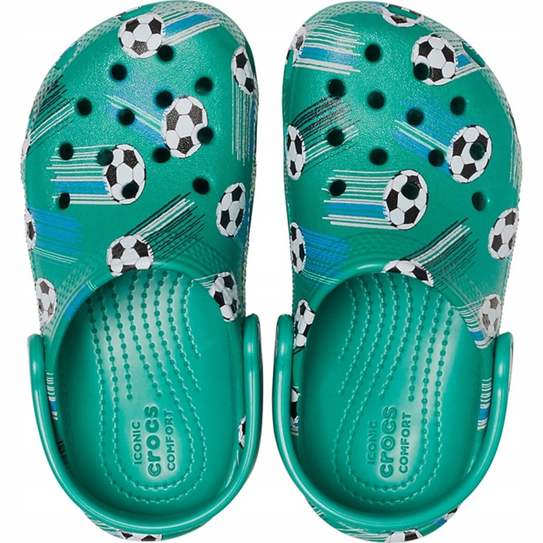 Crocs dječja klasična sportska lopta Clog Ps zelena 206417 3TJ 1