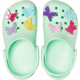 Crocs kids Classic Butterfly Charm Clg Ps green 206179 3TI zelena 1