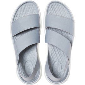 Crocs LiteRide Stretch Sandal W svijetlo siva / bijela 206081 00J 1