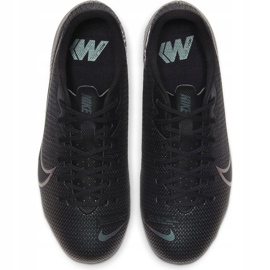 Nike Mercurial Vapor 13 Academy FG / MG Junior AT8123 010 nogometne cipele crna / siva / srebrna crno 1
